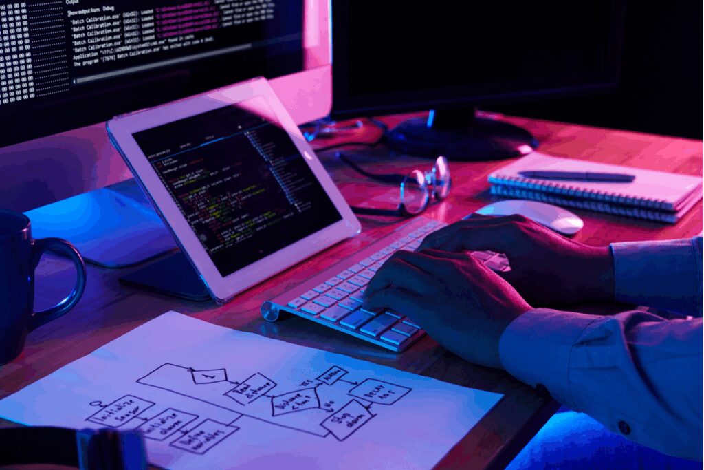 Website designer in Siliguri working on a responsive, SEO-optimized business website.